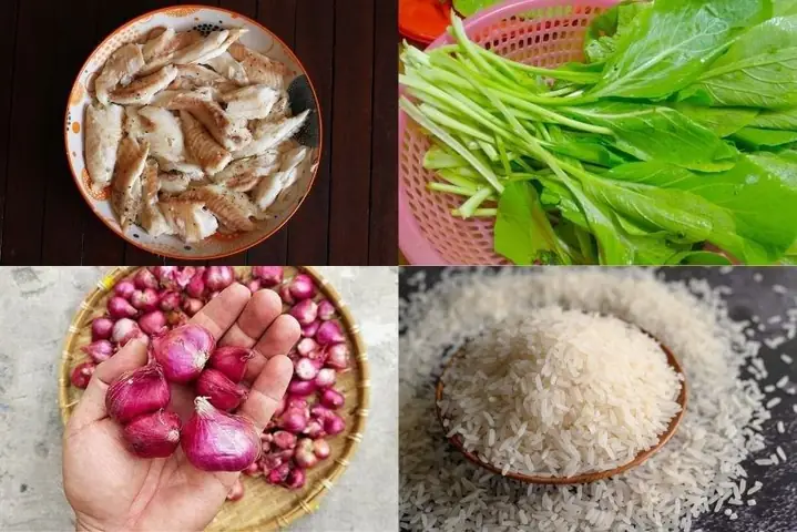Cháo Cá Nấu Với Rau Củ Gì