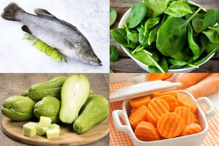 Cháo Cá Nấu Với Rau Củ Gì