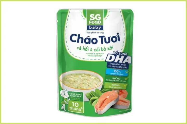 Cháo Cải Bó Xôi Cho Bé 6 Tháng