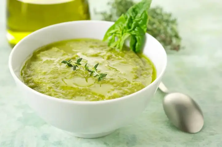 Cháo Cải Bó Xôi Thịt Gà
