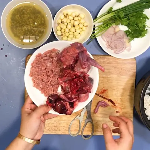 Cháo Chim Hạt Sen Đậu Xanh