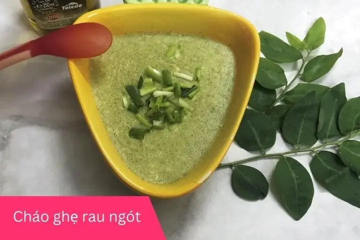 Cháo Ghẹ Nấu Với Rau Củ Gì