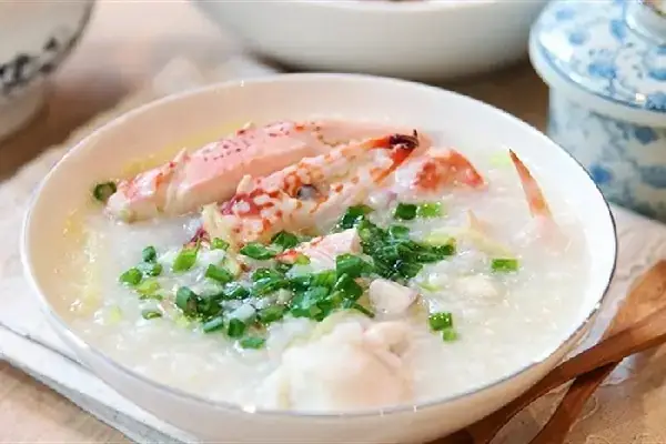 Cháo Ghẹ Nấu Với Rau Củ Gì