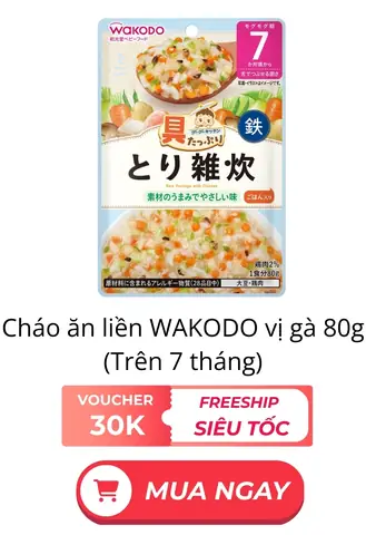 Cháo Gói Cho Be 7 Tháng