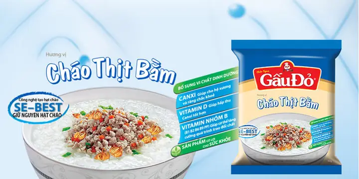 Cháo Gói Cho Bé Ăn Dặm
