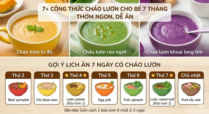 Cháo Lươn Cho Bé 9 Tháng