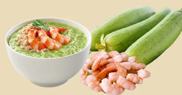 Cháo Mướp Hương Cho Bé Ăn Dặm