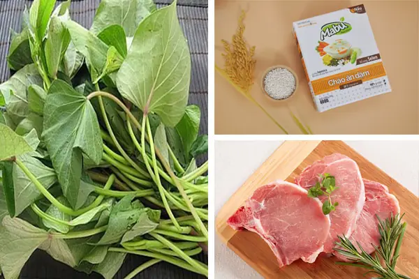 Cháo Rau Khoai Lang Cho Bé Ăn Dặm