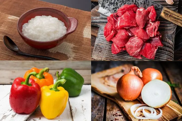 Cháo Thịt Bò Hành Tây Cho Bé Ăn Dặm