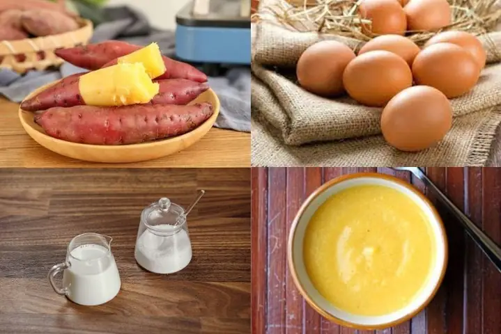 Cháo Thịt Gà Khoai Lang Cho Bé Ăn Dặm