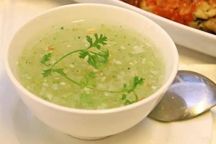 Cháo Thịt Heo Bí Xanh Cho Bé