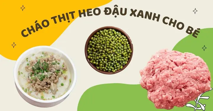 Cháo Thịt Heo Đậu Xanh Cho Bé Ăn Dặm