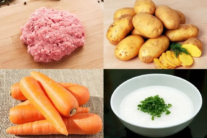 Cháo Thịt Heo Khoai Tây Cho Bé Ăn Dặm
