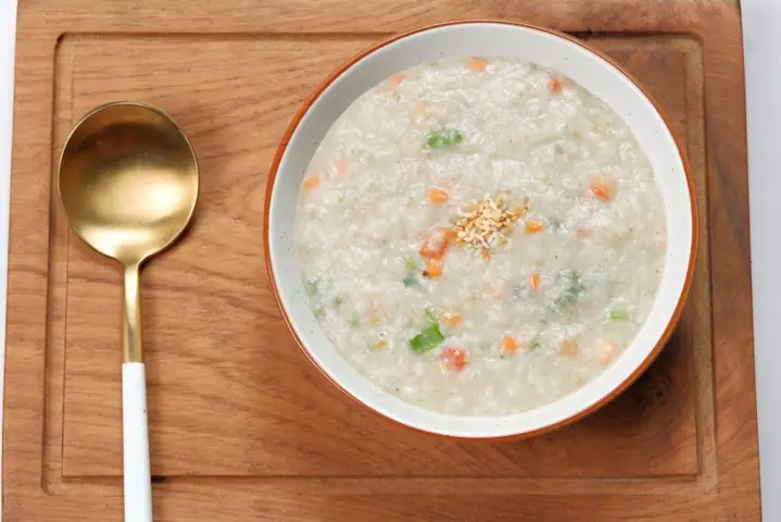 Cháo Tim Gà Nấu Với Rau Gì Cho Bé