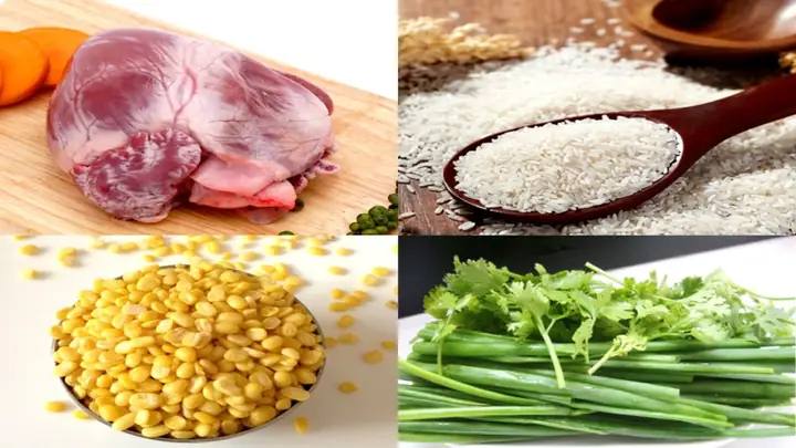 Cháo Tim Heo Đậu Xanh Cho Bé