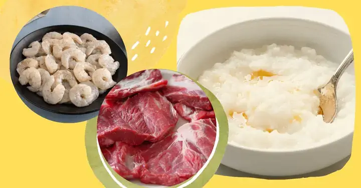 Cháo Tôm Thịt Heo Cho Bé