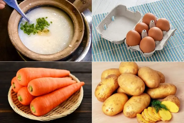 Cháo Trứng Cà Rốt Cho Bé