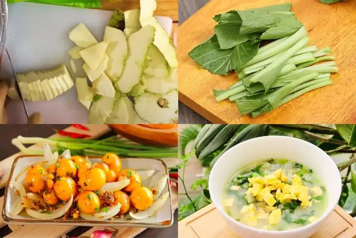 Cháo Trứng Gà Rau Cải Ngọt