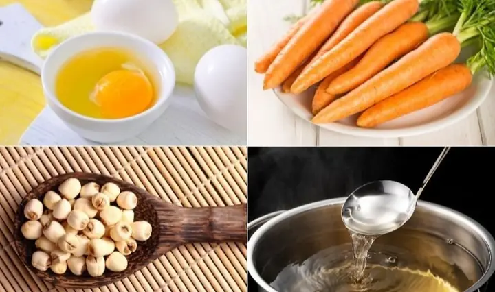 Cháo Trứng Hạt Sen Cho Bé
