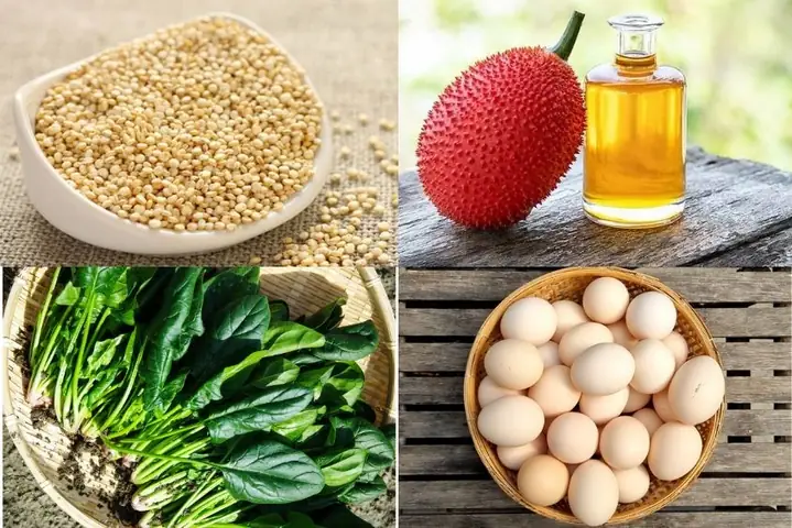 Cháo Trứng Rau Mồng Tơi Cho Bé