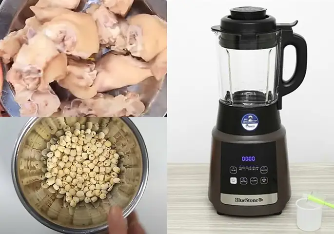 Cháo Xay Trộn Sữa Giúp Bé