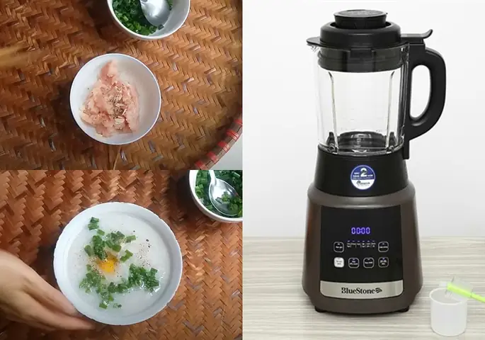 Cháo Xay Trộn Sữa Giúp Bé