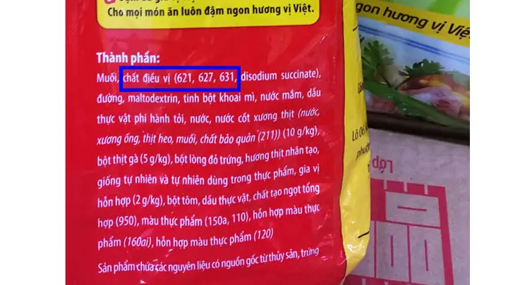 Chất Điều Vị E621 Là Gì