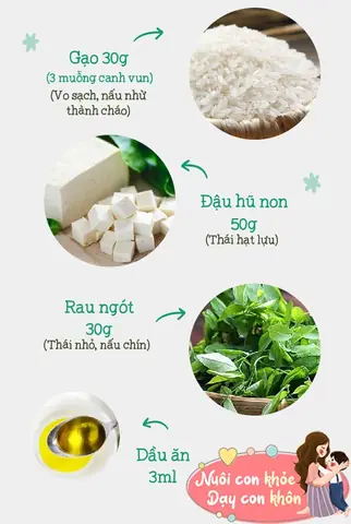 Chế Biến Đậu Hũ Non Cho Bé