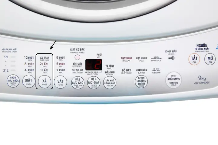Chế Độ Xả Của Máy Giặt