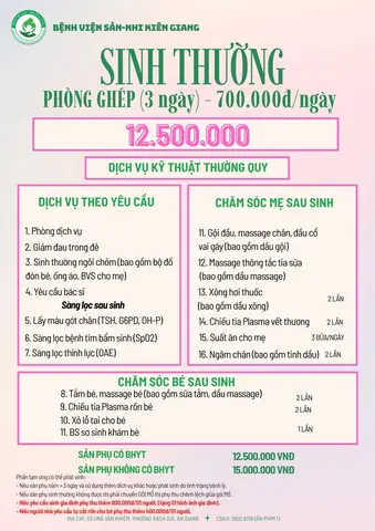 Chi Phí Sanh Tại Bệnh Viện Sản Nhi An Giang