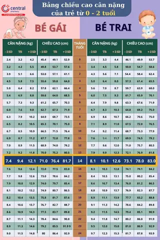 Chiều Cao Chuẩn Cho Từng Lứa Tuổi