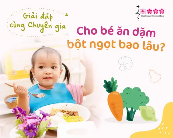 Cho Bé Ăn Dặm Bột Ngọt Bao Lâu