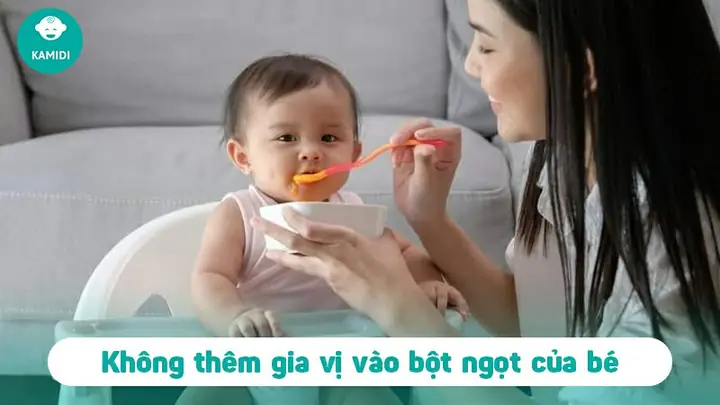 Cho Bé Ăn Dặm Bột Ngọt Bao Lâu