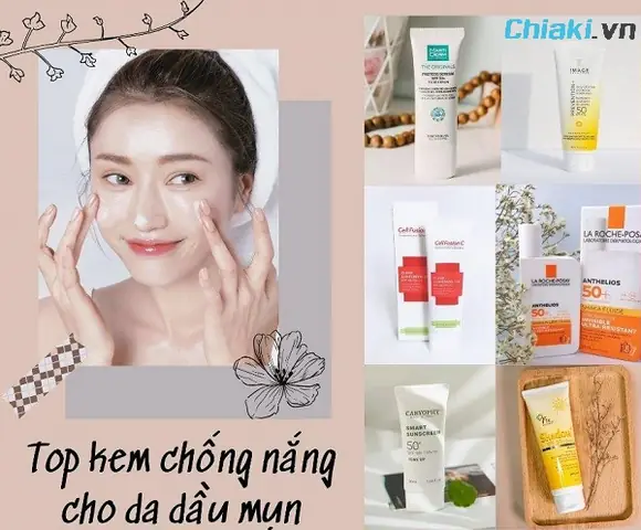 Chống Nắng Cho Da Mụn Nhạy Cảm