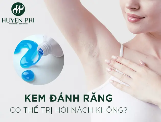 Chữa Hôi Nách Bằng Kem Đánh Răng