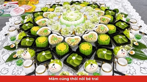 Chuẩn Bị Cúng Thôi Nôi Cho Bé Trai Chuẩn Bị Cúng Thôi Nôi Cho Bé Trai