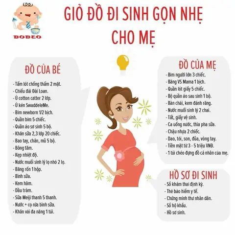 Chuẩn Bị Đồ Đi Sinh Ở Bệnh Viện Chuẩn Bị Đồ Đi Sinh Ở Bệnh Viện