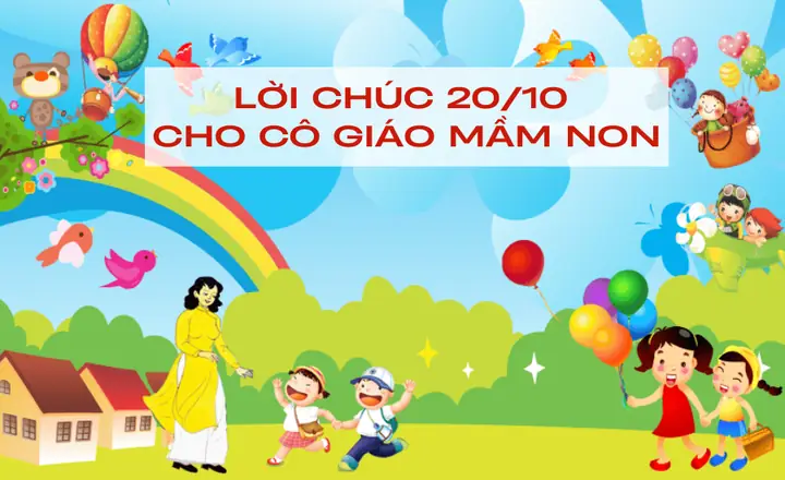 Chúc 20/10 Cô Giáo Mầm Non