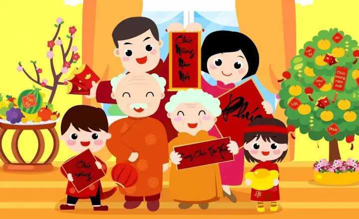 Chúc Tết Mừng Tuổi Ông Bà
