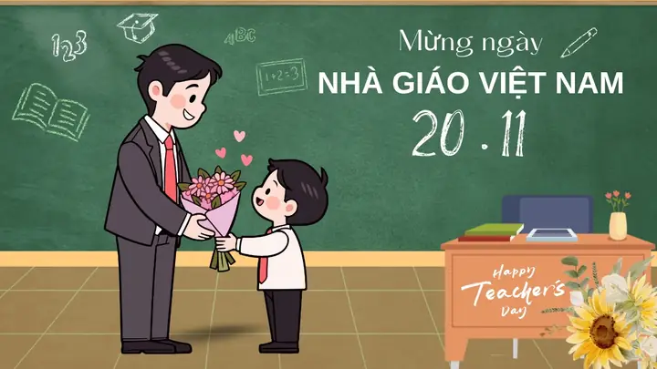 Chúc Thầy Cô 20 Tháng 11