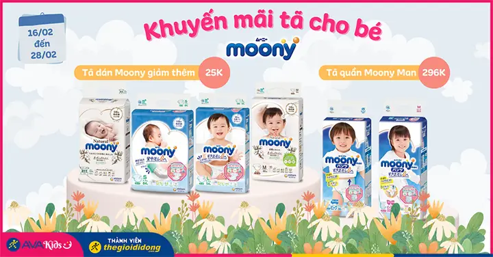 Chương Trình Khuyến Mãi Của Bỉm Moony