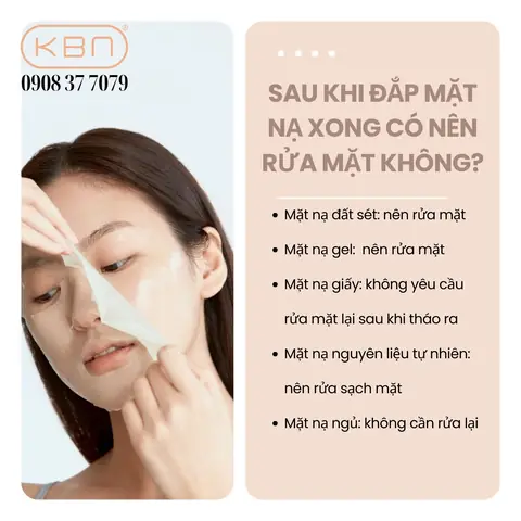 Có Cần Rửa Mặt Sau Khi Đắp Mặt Nạ Giấy