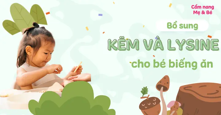 Có Nên Bổ Sung Lysine Cho Bé