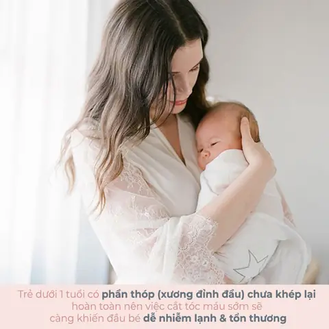 Có Nên Cắt Tóc Cho Trẻ Dưới 1 Tuổi