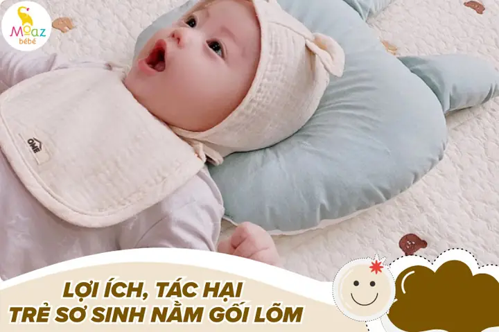 Có Nên Cho Trẻ Sơ Sinh Nằm Gối Lõm Có Nên Cho Trẻ Sơ Sinh Nằm Gối Lõm