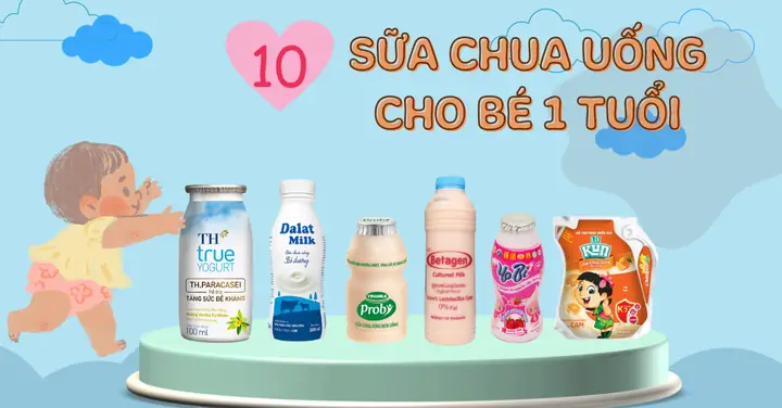 Có Nên Cho Trẻ Uống Sữa Chua Uống