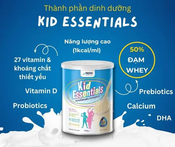 Có Nên Cho Trẻ Uống Sữa Kid Essentials