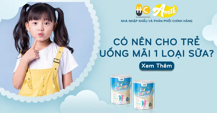Có Nên Cho Trẻ Uống Sữa Kid Essentials