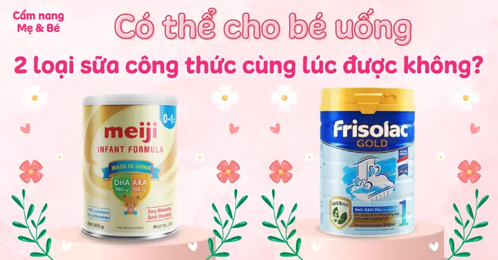 Có Nên Dùng 2 Loại Sữa Cho Bé