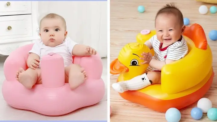 Có Nên Dùng Ghế Hơi Tập Ngồi Cho Bé